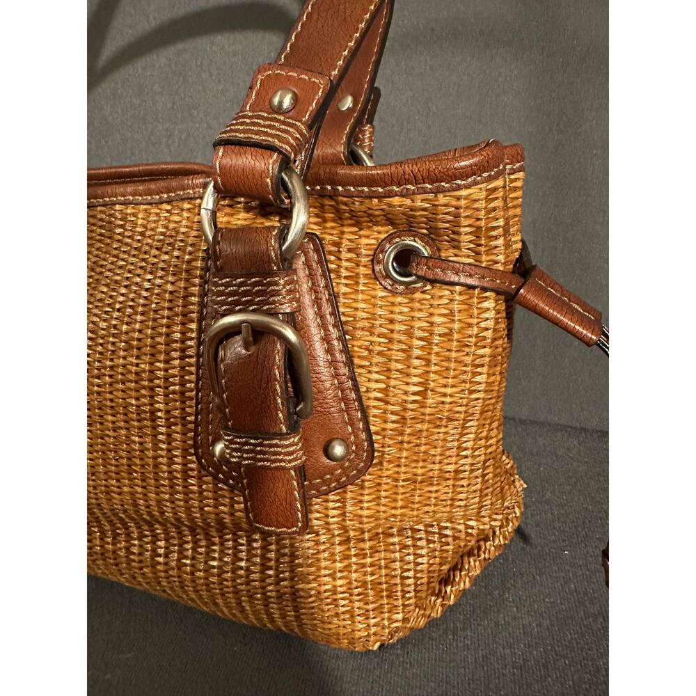Fossil Basket Weave Shoulder Bag - image 3